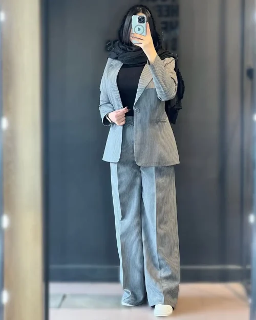 کت شلوار رسمی زنانه دیپلمات بلک