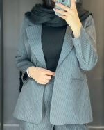 کت شلوار رسمی زنانه دیپلمات بلک - تصویر 5
