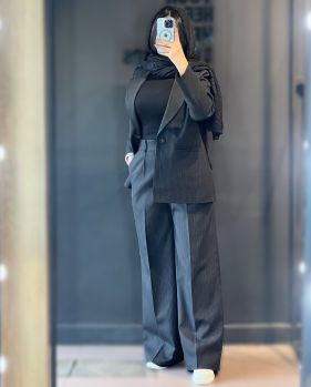کت‌ شلوار رسمی زنانه دیپلمات بلک - تصویر 7