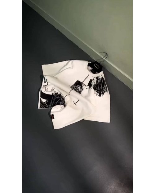 تیشرت باکسی مردانه طرح دار سزار