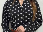 شومیز مجلسی زنانه طرح دار لولا گلدار