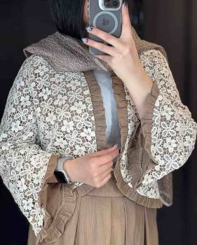 کت دامن گیپور مجلسی دخترانه چین چیلا نسکافه ای