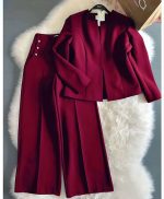 کت شلوار بگ کرپ مازراتی زنانه تیارا چری