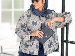 کت شلوار مجلسی زنانه طرح پروانه مونیکا