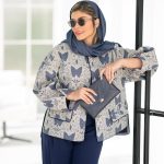 کت شلوار مجلسی زنانه طرح پروانه مونیکا