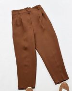 کت شلوار مازراتی پیچازی زنانه لیدیا قهوه ای