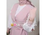 شومیز و دامن و ژیله صورتی دخترانه مهشاد