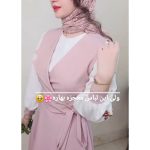 شومیز و دامن و ژیله صورتی دخترانه مهشاد