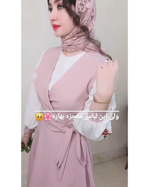 شومیز و دامن و ژیله صورتی دخترانه مهشاد