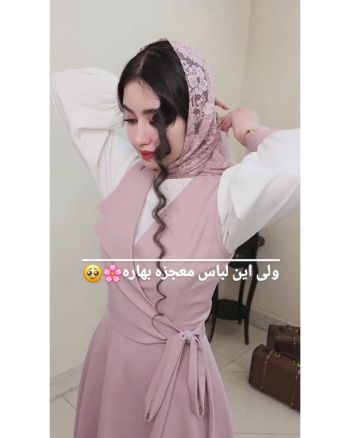 شومیز و دامن و ژیله صورتی دخترانه مهشاد