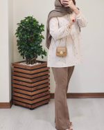 شومیز عروسکی دخترانه گلدار رونیا کرم