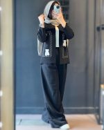 مانتو شلوار مینیمال دخترانه طرح پاندا