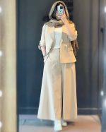 ست کت و شلوار دامنی زنانه نیکی