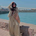 مانتو شلوار بگ مراکشی زنانه شیما