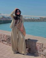 مانتو شلوار بگ مراکشی زنانه شیما