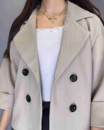 کت کوتاه دخترانه یقه انگلیسی جنیفر