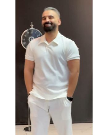 ست تیشرت یقه دار و شلوار بگ مردانه مصری