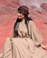 کفتان ساحلی زنانه بلند سفورا