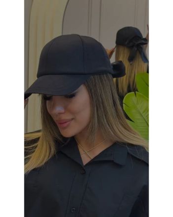 کلاه کپ دخترانه پاپیونی