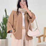 مانتو پیراهنی کوتاه دخترانه سلنا