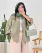 مانتو پیراهنی کوتاه دخترانه سلنا
