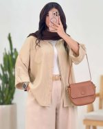 مانتو پیراهنی کوتاه دخترانه سلنا