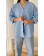 مانتو شومیزی یقه هفت زنانه الماس