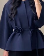 ست مانتو کوتاه و شلوار بگ زنانه مهربانو