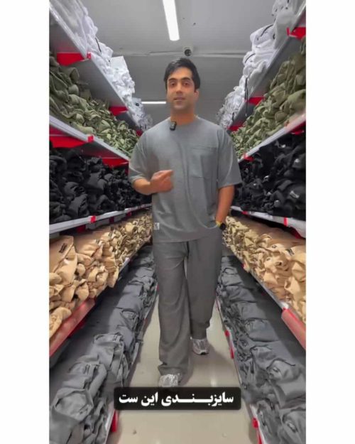 ست تیشرت و شلوار مراکش مردانه ساده هومن