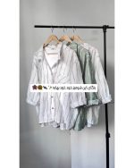 مانتو شومیزی پیراهنی راه راه آبنبات