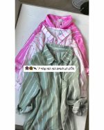 مانتو شومیزی پیراهنی راه راه آبنبات