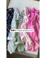 مانتو شومیزی پیراهنی راه راه آبنبات