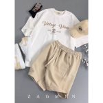 تیشرت و شلوارک مینیمال مردانه وینتیج