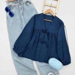 مانتو عروسکی دخترانه کوتاه ملیکا