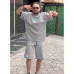 تیشرت و شلوارک بیسکوییتی مردانه حمید