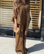 ست اورال و شومیز زنانه طرحدار کژال