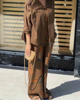 ست اورال و شومیز زنانه طرحدار کژال