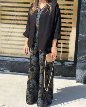 ست اورال و شومیز زنانه طرحدار کژال