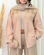 مانتو شومیزی زنانه گلدوزی فاطیما