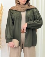 مانتو شومیزی زنانه گلدوزی فاطیما