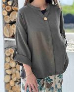 شومیز کنفی و شلوار طرحدار زنانه بابونه