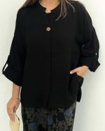 شومیز کنفی و شلوار طرحدار زنانه بابونه