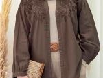 مانتو شومیزی زنانه گلدوزی فاطیما