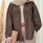 مانتو شومیزی زنانه گلدوزی فاطیما