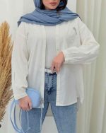 شومیز زنانه گلدوزی دلوان