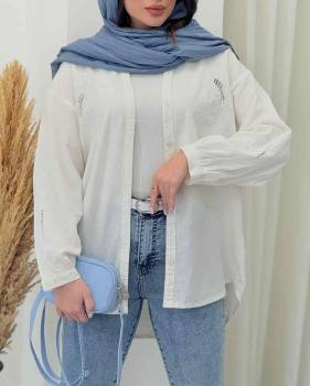 شومیز زنانه گلدوزی دلوان