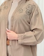 مانتو شومیزی زنانه گلدوزی فاطیما