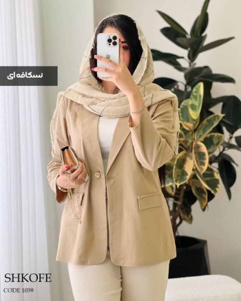 مانتو کتی دخترانه لینن ارکیده