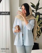 مانتو کتی دخترانه لینن ارکیده