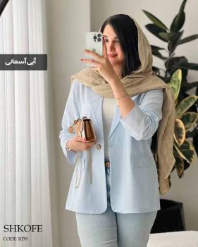 مانتو کتی دخترانه لینن ارکیده